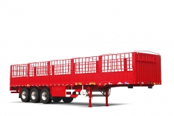 单胎仓栏半挂车