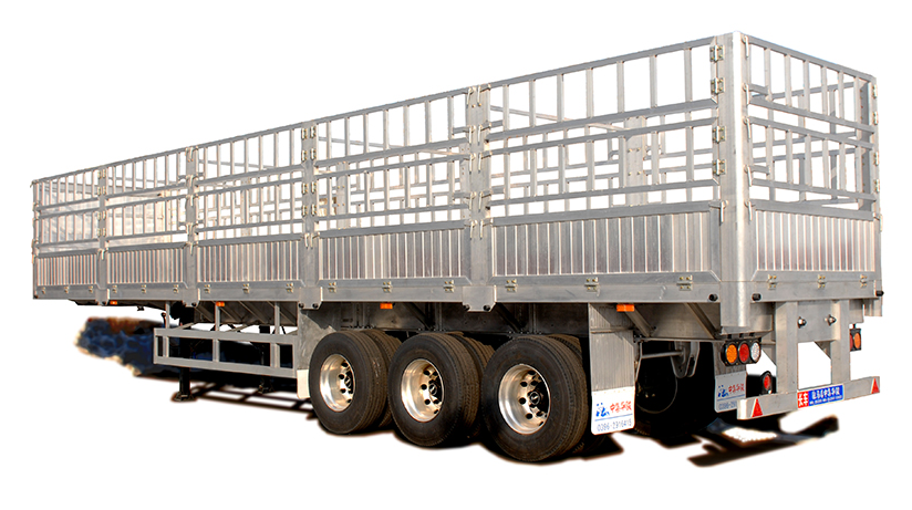 铝合金仓栅半挂车